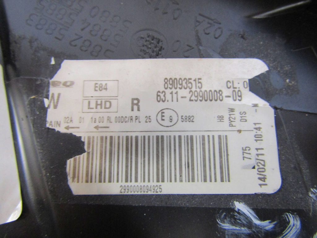 Frontscheinwerfer BMW X1 E84 6311-2990008-03 Xenon Rechts Scheinwerfer Headlight SCH9969343903gj