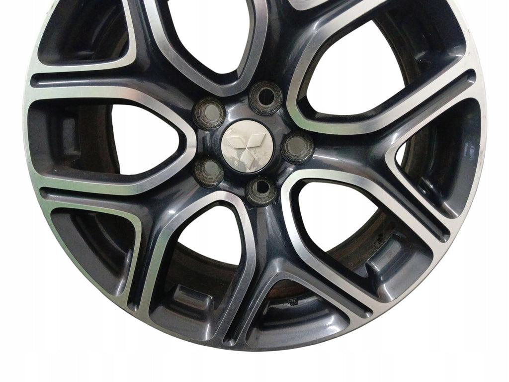 1x Alufelge 18 Zoll 7.0" 5x114.3 38ET Glanz Schwarz Mitsubishi Outlander Iii FEL3509204886yu
