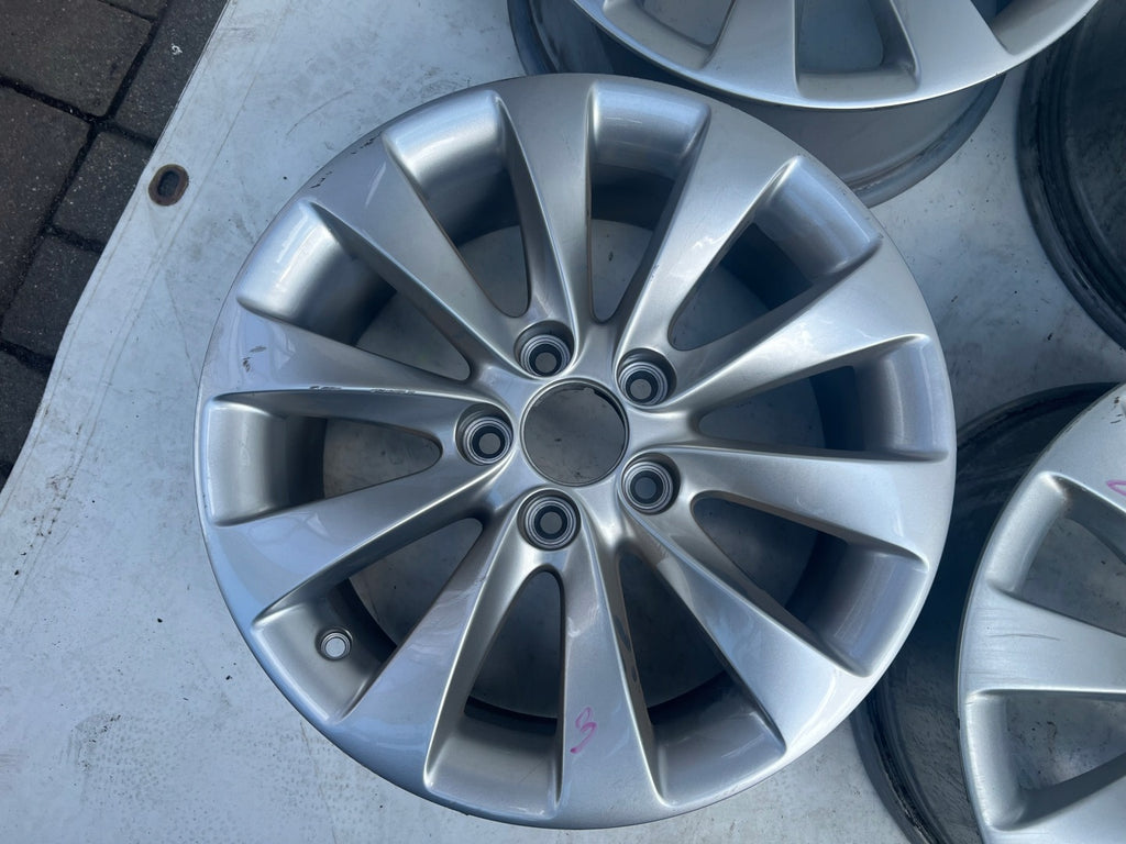 4x Alufelge 16 Zoll 6.5" 5x110 Glanz Silber 1336661 Opel Zafira Meriva Rim Wheel FEL2225449930we