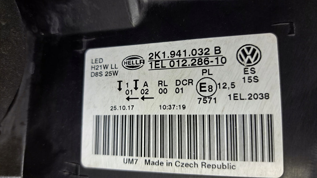 Frontscheinwerfer VW Caddy 2K1941032B Bi-Xenon Rechts Scheinwerfer Headlight SCH1321948712rx