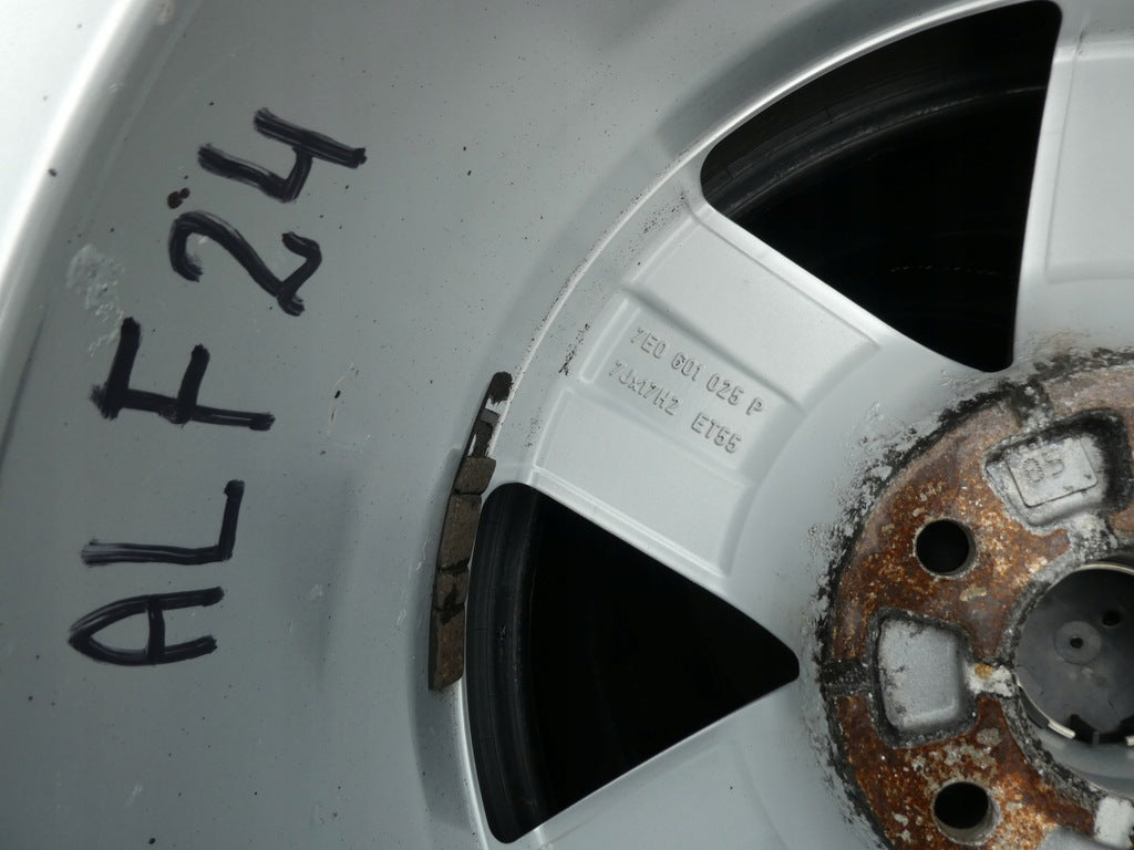 4x Alufelge 17 Zoll 7.0" 5x120 55ET Glanz Silber 7E0601025 VW T6 T5 Rim Wheel FEL5043657578ym