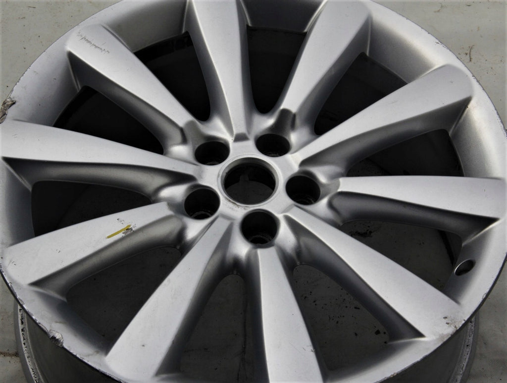 1x Alufelge 19 Zoll 8.5" 5x108 49ET Glanz Grau 8W83-1007-GAA Jaguar Rim Wheel