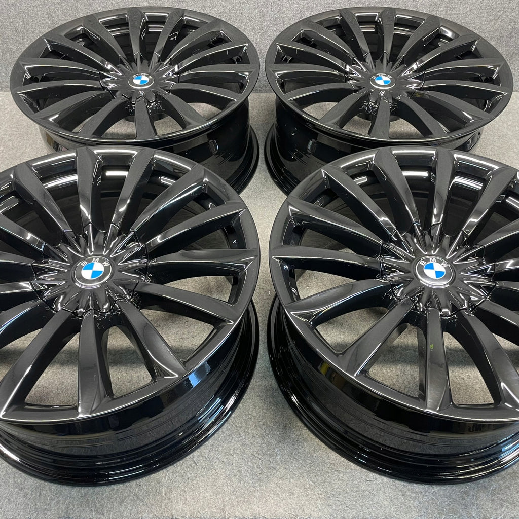 4x Alufelge 19 Zoll 8.5" 5x112 25ET Glanz Schwarz 6861225 BMW 7 G11 G12 FEL3654471875ms