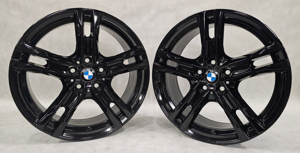 4x Alufelge 18 Zoll 8.0" 5x112 57ET Glanz Schwarz 8292352 BMW 1 F40 Mg Rim Wheel FEL8448444040rm