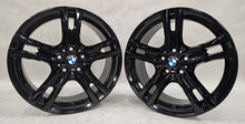 Laden Sie das Bild in den Galerie-Viewer, 4x Alufelge 18 Zoll 8.0" 5x112 57ET Glanz Schwarz 8292352 BMW 1 F40 Mg Rim Wheel FEL8448444040rm