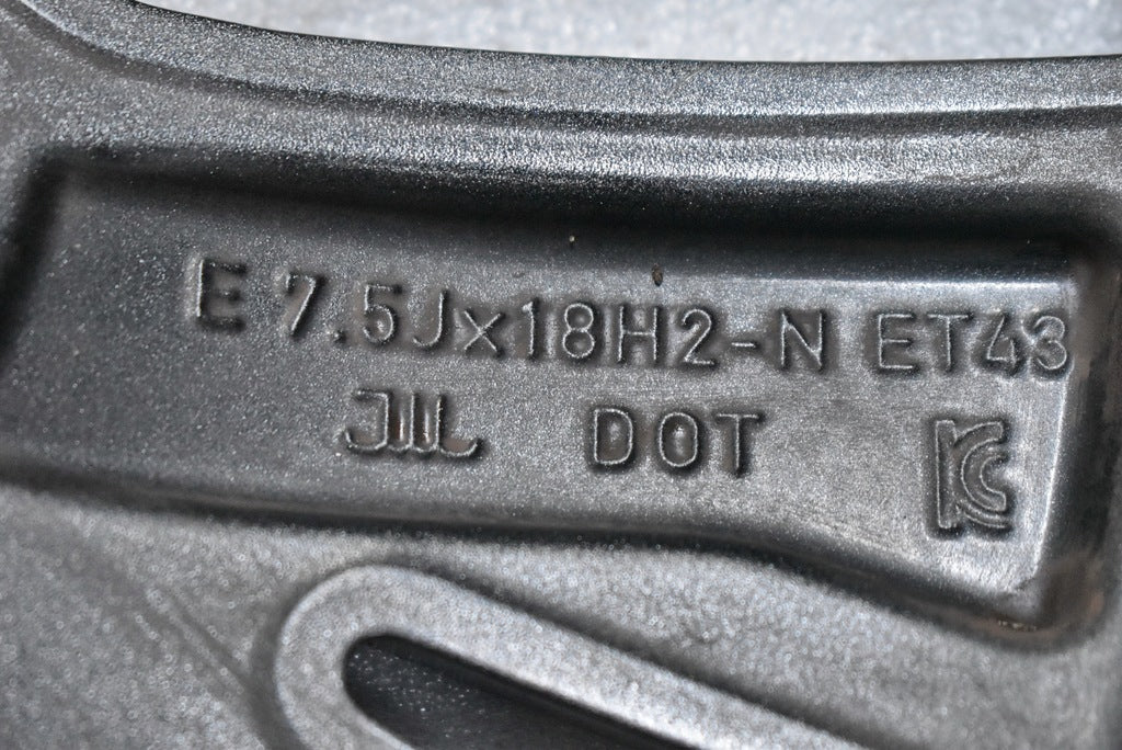 1x Alufelge 18 Zoll 7.5" 5x112 43ET Glanz Graphit 82A601025T Audi A1 Mg FEL5696544623me