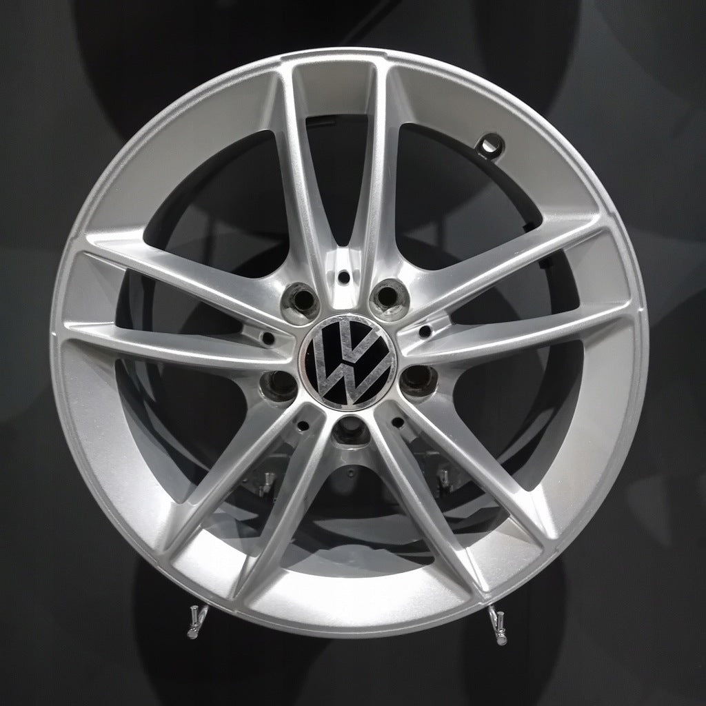 4x Alufelge 16 Zoll 6.5" 5x112 44ET Glanz Silber A1774010100 Mercedes-Benz Caddy FEL9389460904gl