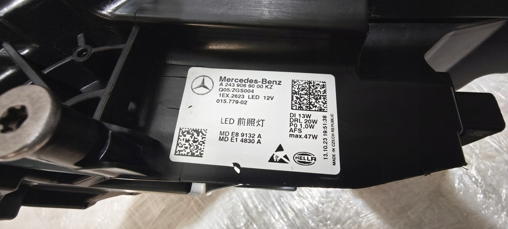 Frontscheinwerfer Mercedes-Benz Eqa Eqb A2439069000KZ LED Rechts Headlight SCH1133832141ny