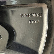 Load image into Gallery viewer, 1x Alufelge 18 Zoll 7.5&quot; 5x112 48ET Glanz Schwarz 5E3601025AD Skoda Octavia