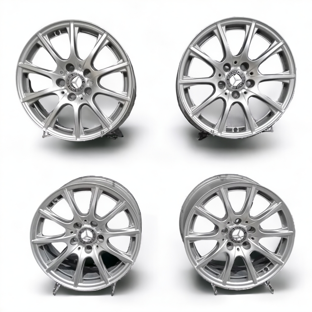 4x Alufelge 16 Zoll 6.5" 5x112 38ET A2054012400 Mercedes-Benz W176 Rim Wheel