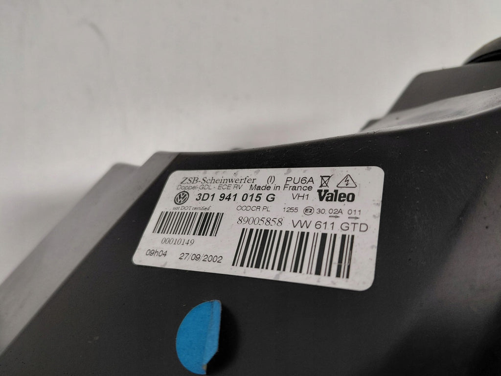 Frontscheinwerfer VW Phaeton 3D1941015G 3D1941016D Xenon Ein Satz Headlight SCH2454049692tv