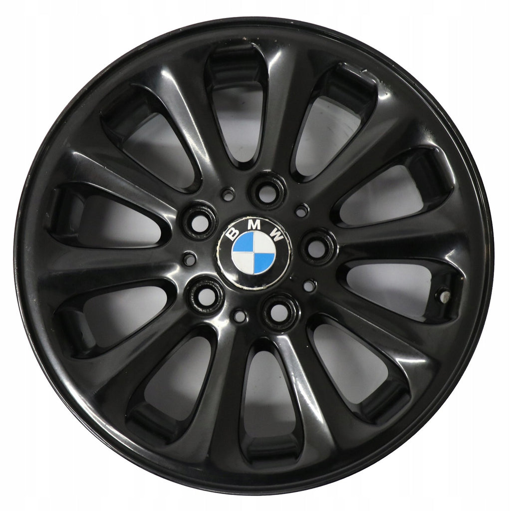 1x Alufelge 16 Zoll 6.5" 5x120 42ET Matt Silber 6775618 BMW 1 E81 E82 E87