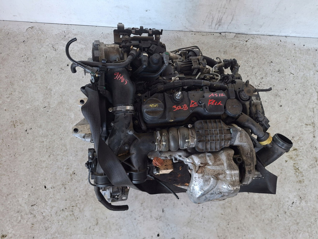 Motor Peugeot 3008 9H05 DV6C 1.6 EHDI 114PS Diesel Engine Unkomplett