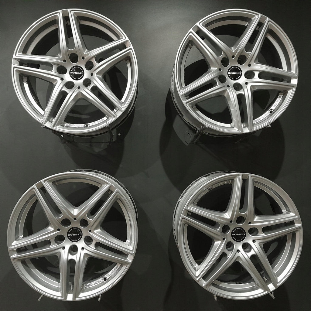 4x Alufelge 17 Zoll 7.5" 5x112 27ET Glanz Silber BMW 3 G21 G20 Rim Wheel FEL4532552774oz