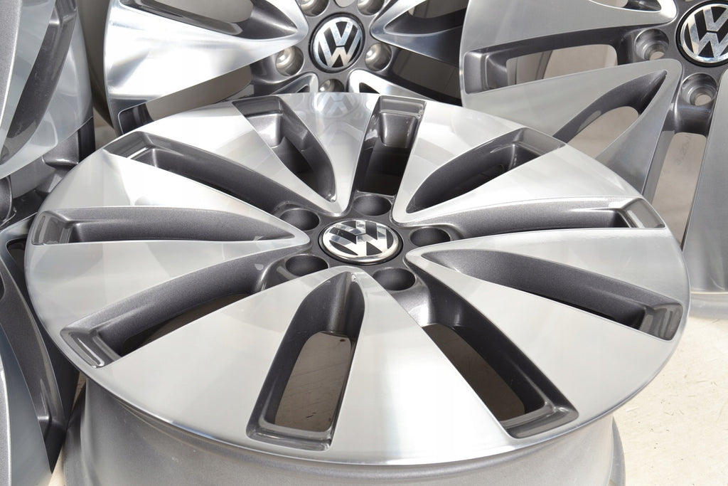 4x Alufelge 18 Zoll 7.5" 5x112 51ET 1K0601025 Mg Caddy V Golf Rim Wheel