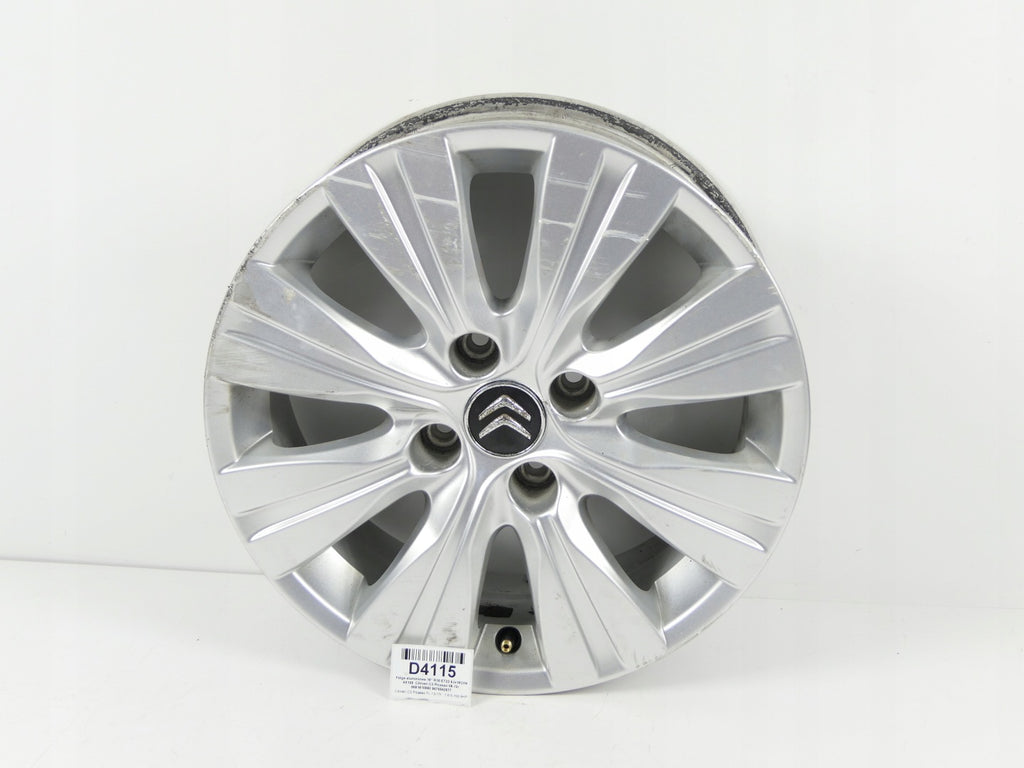 1x Alufelge 16 Zoll 6.0" 4x108 23ET 9681810880 9675562577 Citroën Picasso I C3 FEL1946759698qa