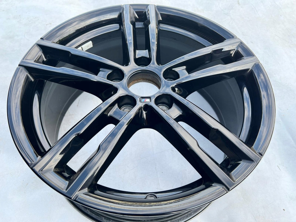 1x Alufelge 18 Zoll 8.0" 5x120 52ET Glanz Schwarz 8074186 BMW 1 F21 F20 FEL2198720874pr