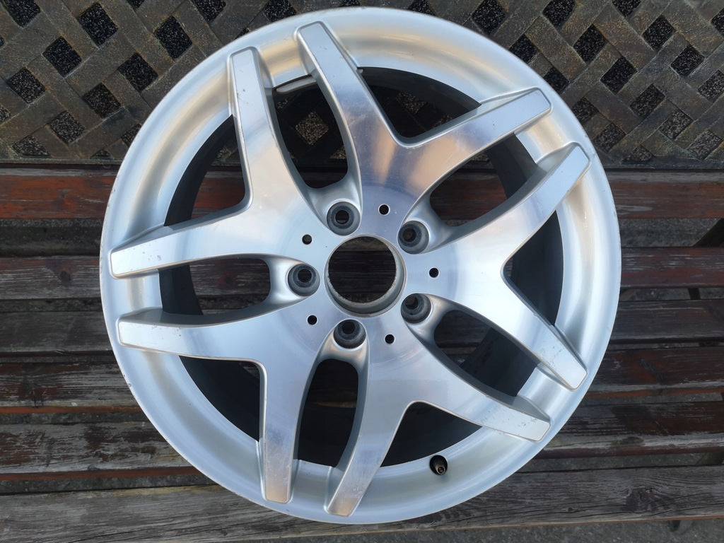 1x Alufelge 16 Zoll 8.0" 5x112 30ET Silber A1704012702 Mercedes-Benz Slk FEL9141631000ix