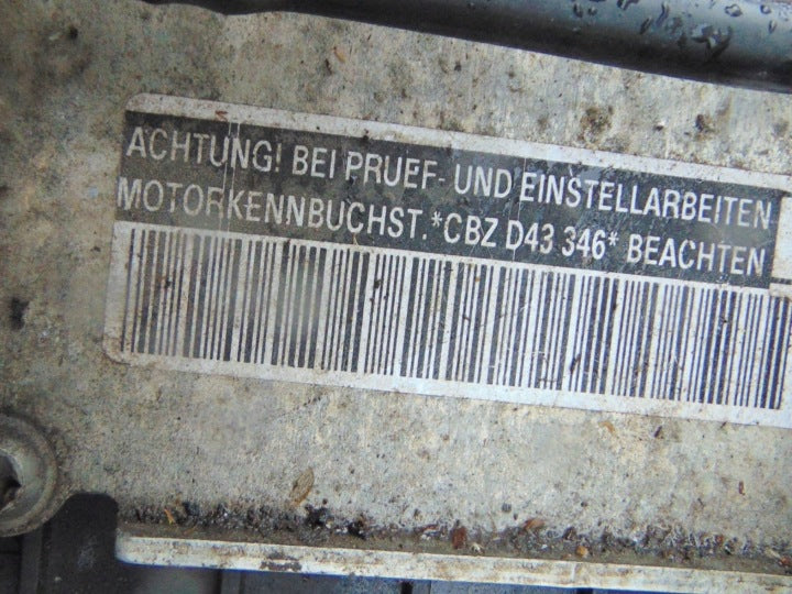 Motor Skoda Rapid CBZA 1.2 TSI 86PS 63kW Benzin Engine Komplett MOT1003285489nz