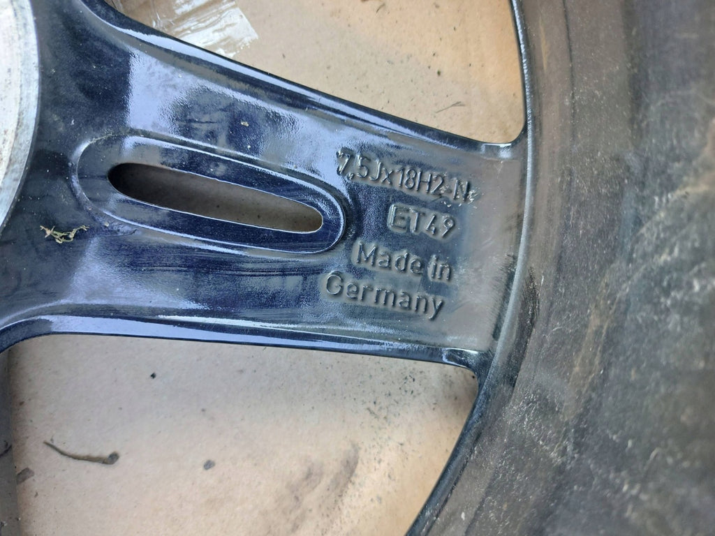 1x Alufelge 18 Zoll 7.5" 5x112 49ET Glanz Schwarz A1774010700 Mercedes-Benz FEL7040569277nw