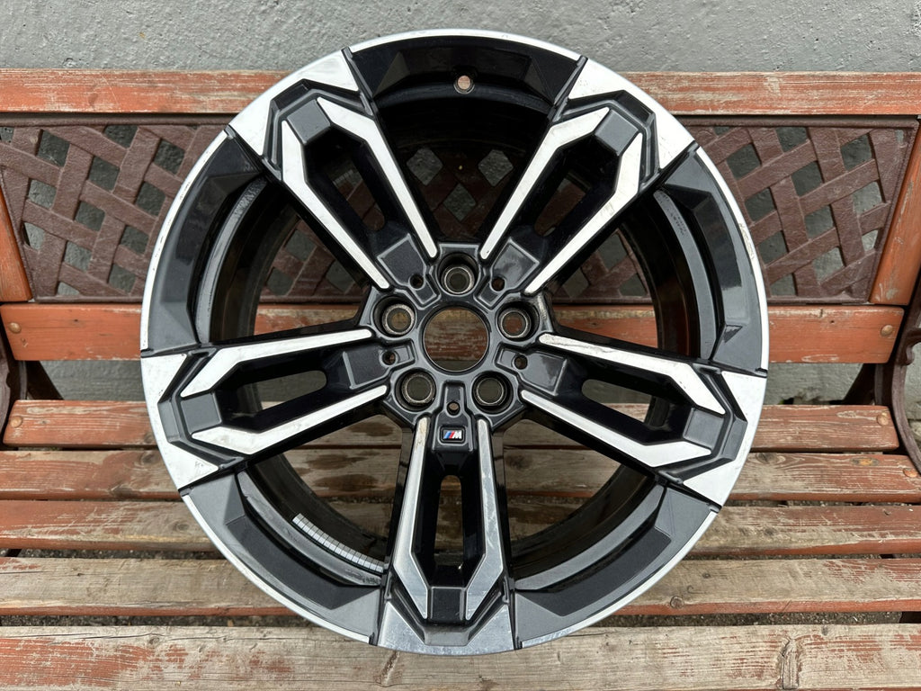 1x Alufelge 19 Zoll 8.0" 5x112 46ET Glanz Graphit 6898051 BMW X1 Mg Rim Wheel FEL8185217645mo