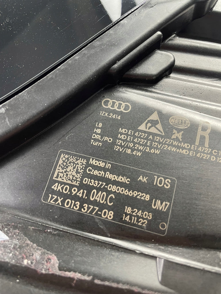 Frontscheinwerfer Audi A6 C8 4K0941040C LED Rechts Scheinwerfer Headlight