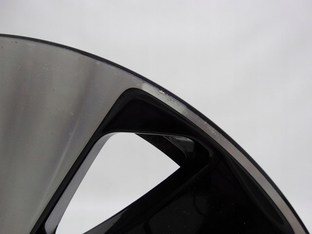 1x Alufelge 18 Zoll 7.5" 5x108 50,5ET Glanz Schwarz 31680403 Volvo Xc40