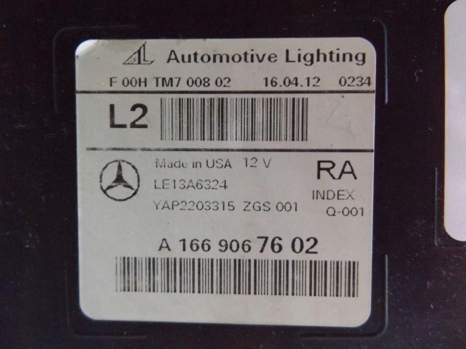 Frontscheinwerfer Mercedes-Benz Gle W166 A1669067602 LED Rechts Headlight SCH8587806290pp