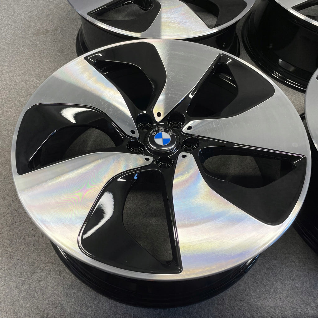 4x Alufelge 20 Zoll 7.5" 5x112 40ET Matt Schwarz 6857575 BMW I8 I12 Rim Wheel FEL6261241329xy