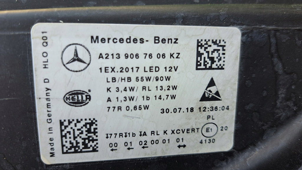 Frontscheinwerfer Mercedes-Benz W213 A2139067606KZ Full LED Rechts Headlight SCH6197249054ew