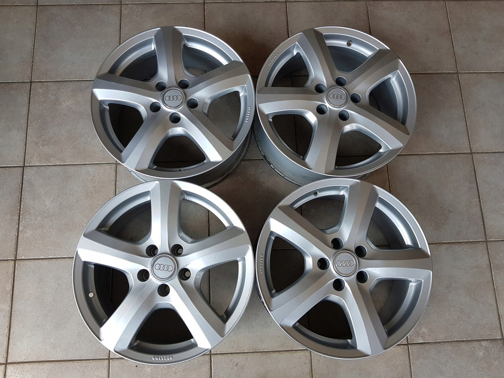 4x Alufelge 17 Zoll 7.5" 5x112 28ET Glanz Silber GP711MB Audi Allroad Rim Wheel