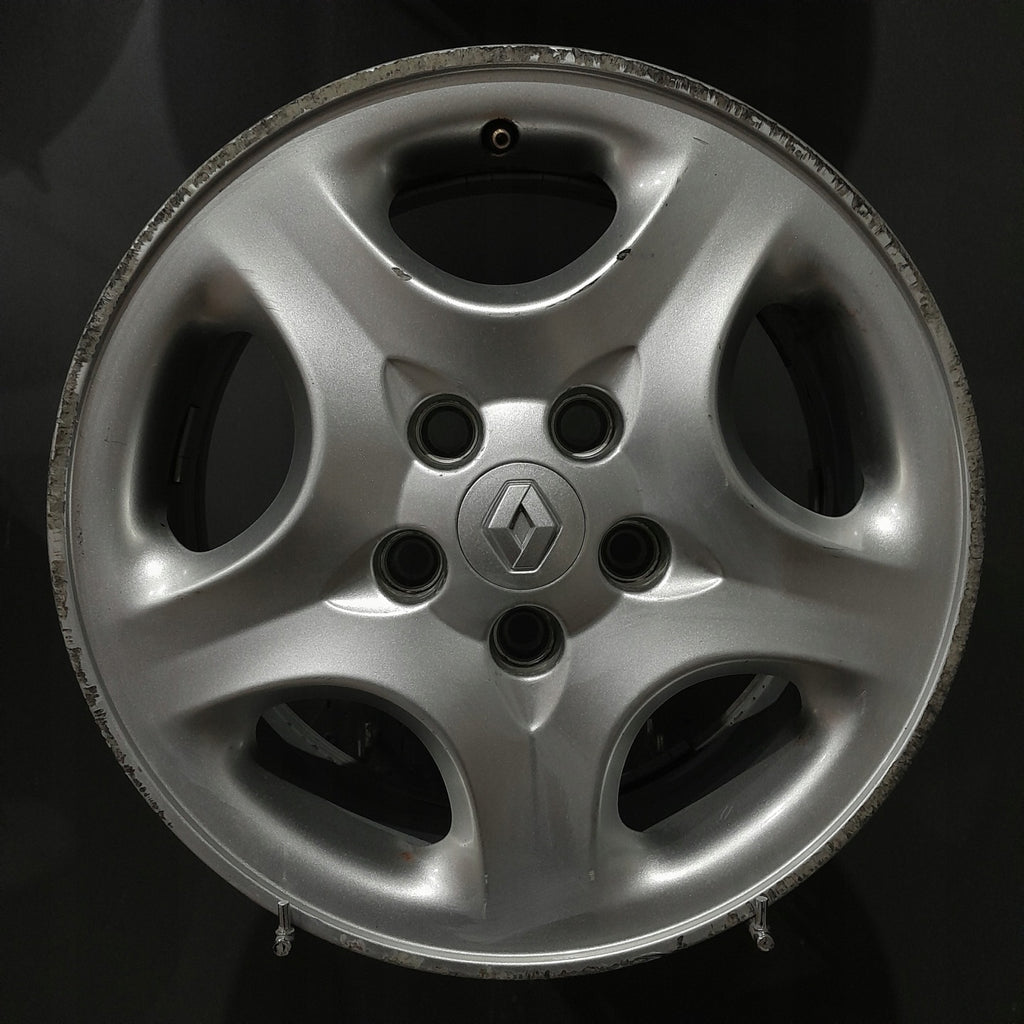 4x Alufelge 15 Zoll 6.5" 5x108 50ET Silber Renault Laguna I Rim Wheel FEL9777674947ny