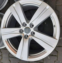 Load image into Gallery viewer, 4x Alufelge 18 Zoll 8.0" 5x112 25ET Glanz Silber 4M0601025 Audi Q7 Rim Wheel FEL6367554375yw