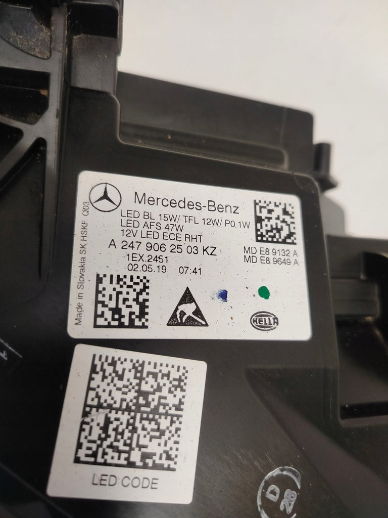 Frontscheinwerfer Mercedes-Benz W247 A2479062503 Full LED Links Headlight SCH7050549063lt
