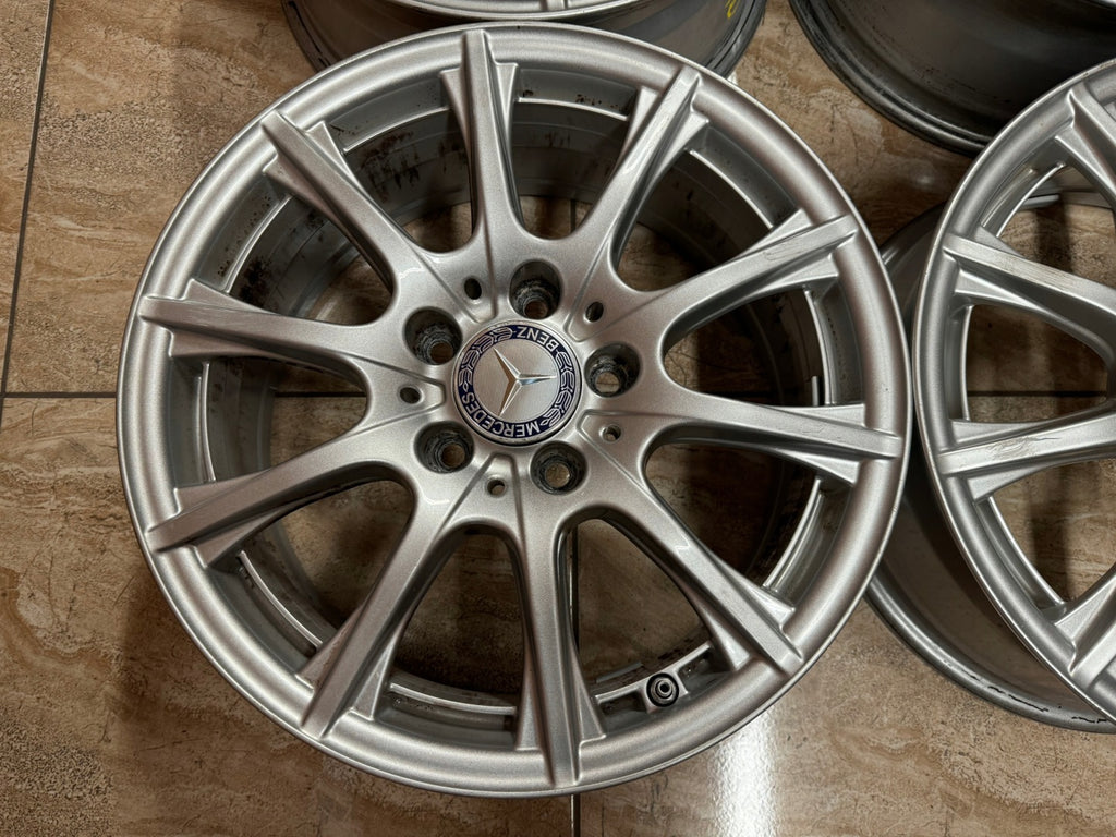 4x Alufelge 16 Zoll 6.5" 5x112 38ET A2054012400 Mercedes-Benz W205 Rim Wheel FEL1938451309cl
