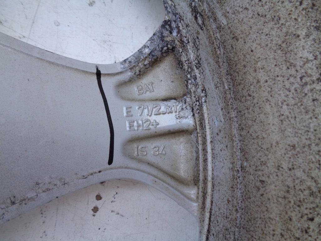 1x Alufelge 17 Zoll 7.5" 5x120 34ET 6A86A8 Bmw Rim Wheel FEL5964043110tf