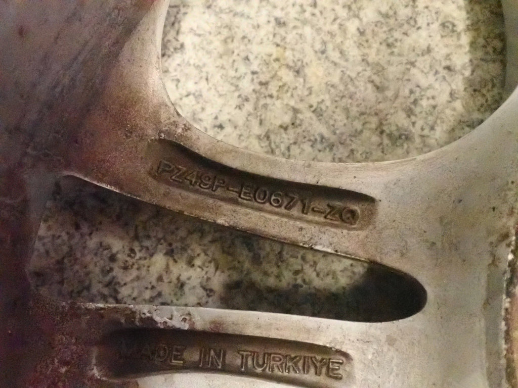 1x Alufelge 16 Zoll 6.5" 5x114.3 PZ49P-E0671-ZQ Toyota Corolla Verso Rim Wheel