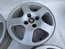 Load image into Gallery viewer, 4x Alufelge 15 Zoll 6.0&quot; 4x108 18ET Silber Citroën Rim Wheel