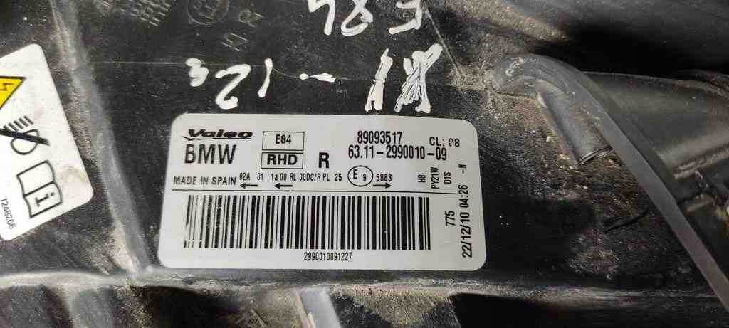 Frontscheinwerfer BMW X1 89083517 2990010 Rechts Scheinwerfer Headlight SCH5075463609pr