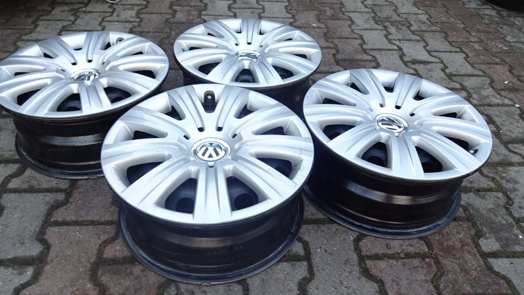 4x Alufelge 16 Zoll 6.5" 5x112 33ET 7N0601027B VW Tiguan Rim Wheel FEL6076593427oa
