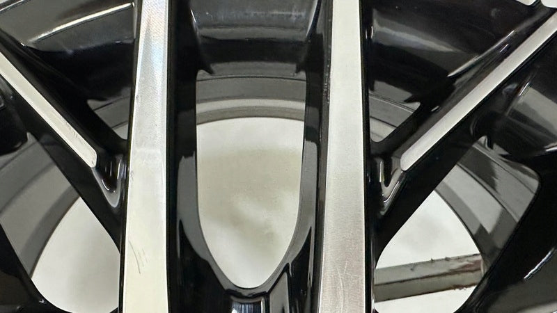 1x Alufelge 16 Zoll 6.5" 5x100 47ET Glanz Schwarz 6F0601025M Seat Rim Wheel FEL3050278782je
