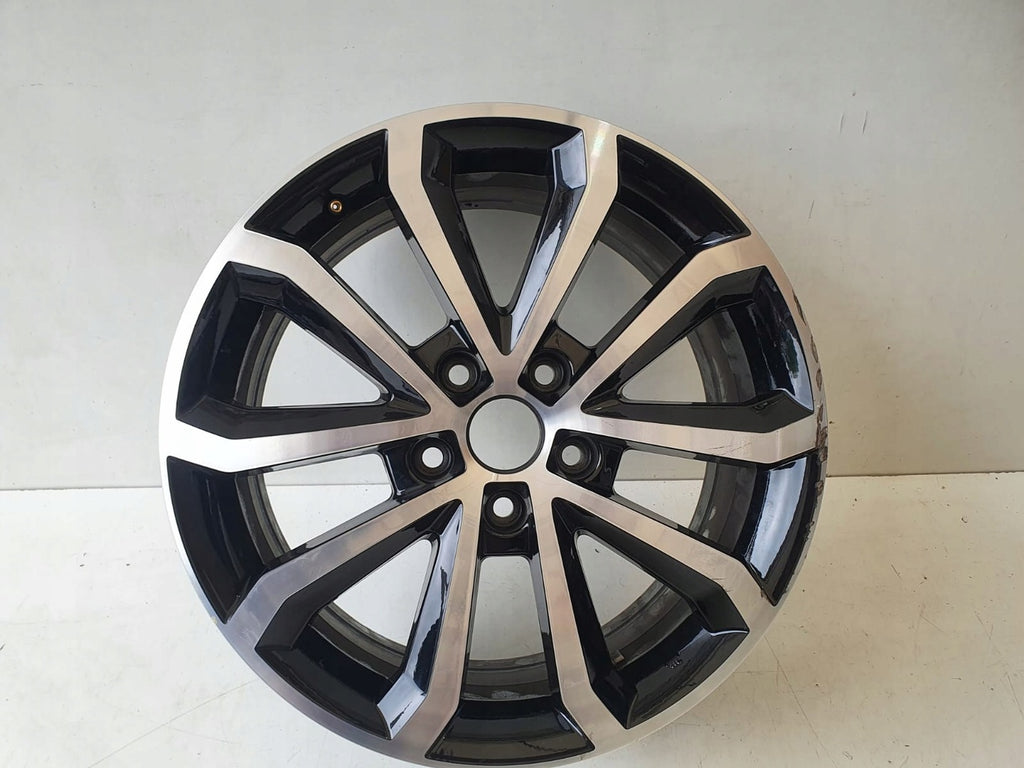 1x Alufelge 17 Zoll 7.0" 5x112 Glanz Silber 5E0601025AE Skoda Octavia Iii