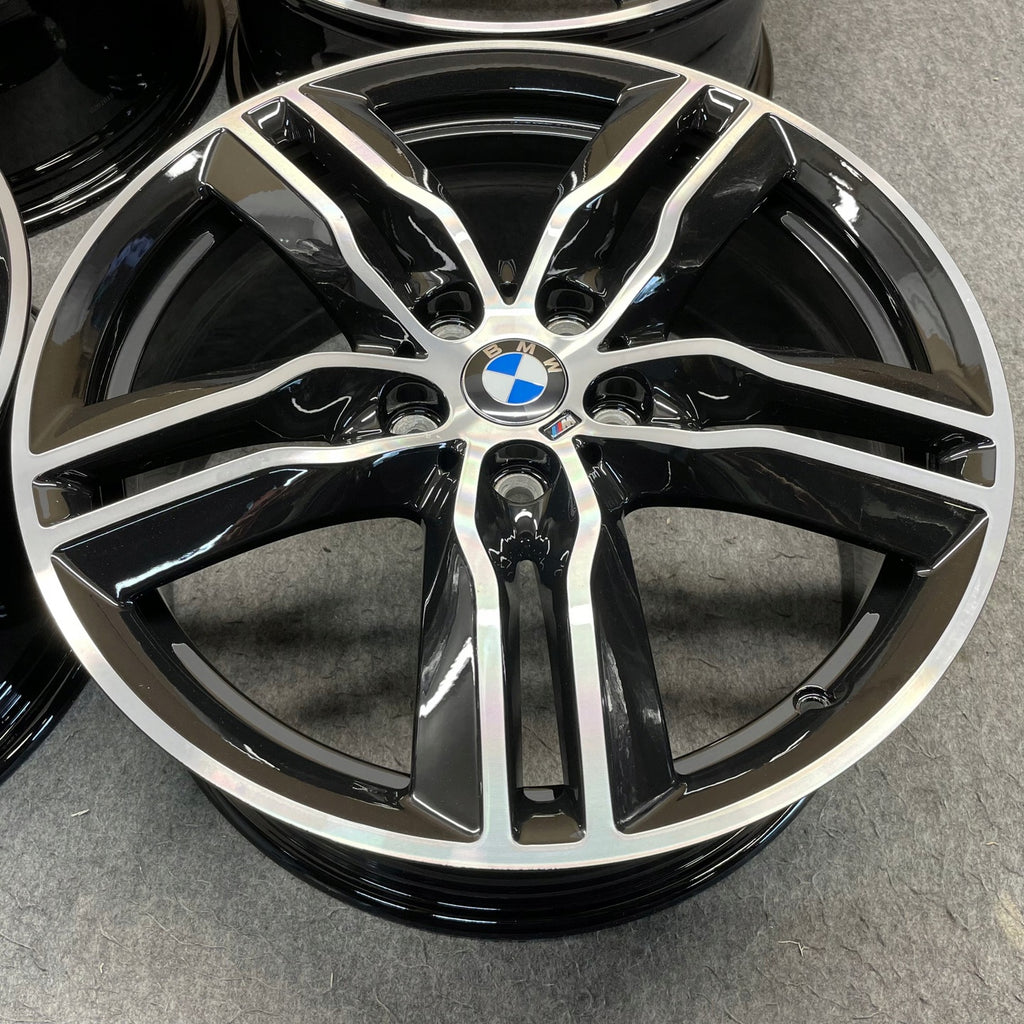4x Alufelge 18 Zoll 7.5" 5x112 51ET Glanz Silber 7850456 BMW X1 F48 Rim Wheel