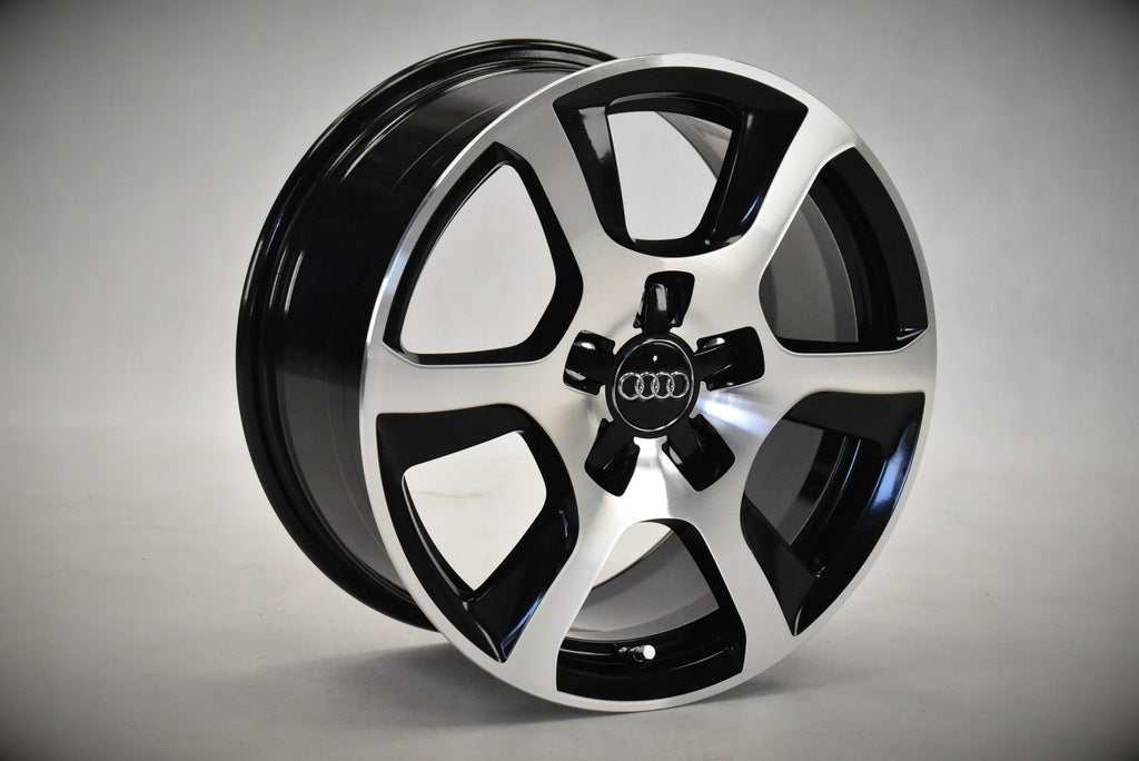 4x Alufelge 16 Zoll 7.5" 5x112 45ET Glanz Schwarz 8K0601025F Audi A4 B7 C7 FEL8843276855xp