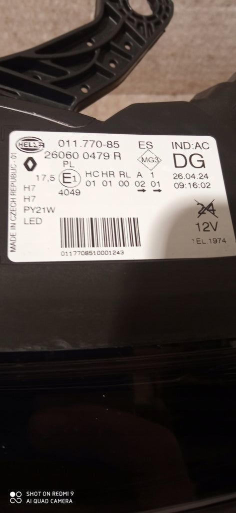 Frontscheinwerfer Renault Kadjar 260600479R LED Links Scheinwerfer Headlight SCH9450862890oe