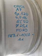 Load image into Gallery viewer, 1x Alufelge 16 Zoll 6.5" 6x120 50ET Glanz Silber PZ31-1007-AA Ford I Rim Wheel FEL2007932391sr