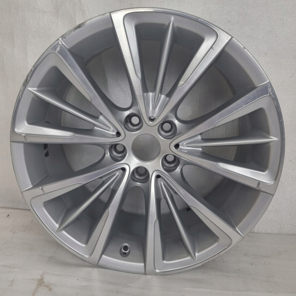 1x Alufelge 18 Zoll 8.0" 5x112 30ET Glanz Silber 8074186 BMW 7 G11 G12 Rim Wheel FEL3191884285te