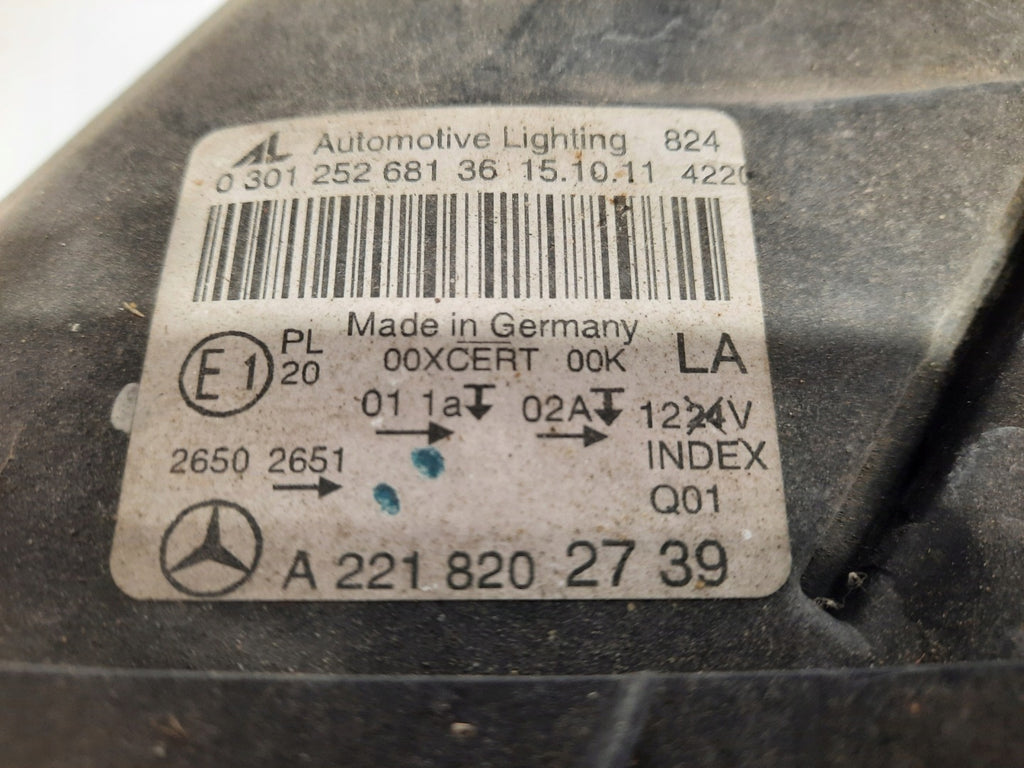 Frontscheinwerfer Mercedes-Benz W221 A2218202739 Xenon Links Headlight SCH3256481817no