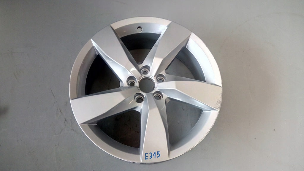 1x Alufelge 17 Zoll 6.5" 5x112 39ET Glanz Silber 2GM601025A VW T-Cross Rim Wheel FEL7878986931zr