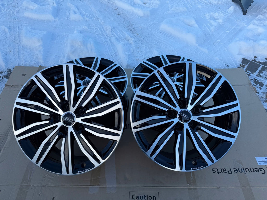 4x Alufelge 19 Zoll 8.0" 5x112 39ET Glanz Silber 4K0601025M Audi A6 Rim Wheel FEL6530321816er